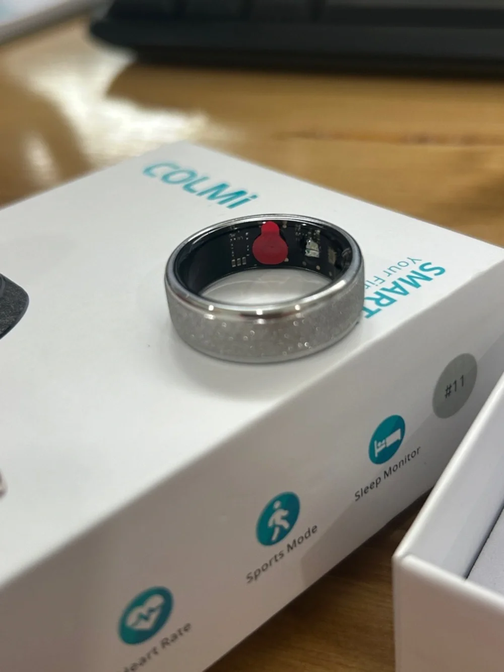 Colmi R10 Smart Ring — Silver
